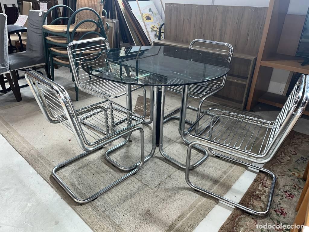 Vintage: MESA DE COCINA CON SILLAS - Foto 3