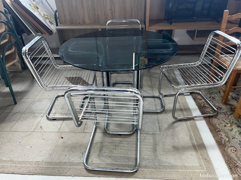 Vintage: MESA DE COCINA CON SILLAS - Foto 4