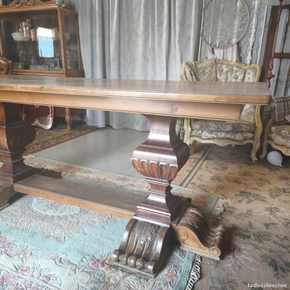 Vintage: MESA DE SAL&Oacute;N EXTENSIBLE. - Foto 2