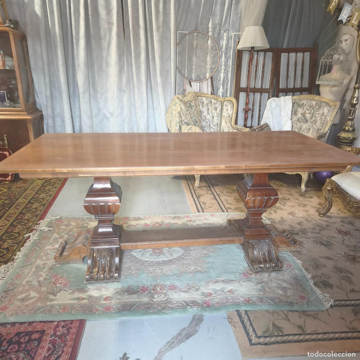 Vintage: MESA DE SAL&Oacute;N EXTENSIBLE. - Foto 4