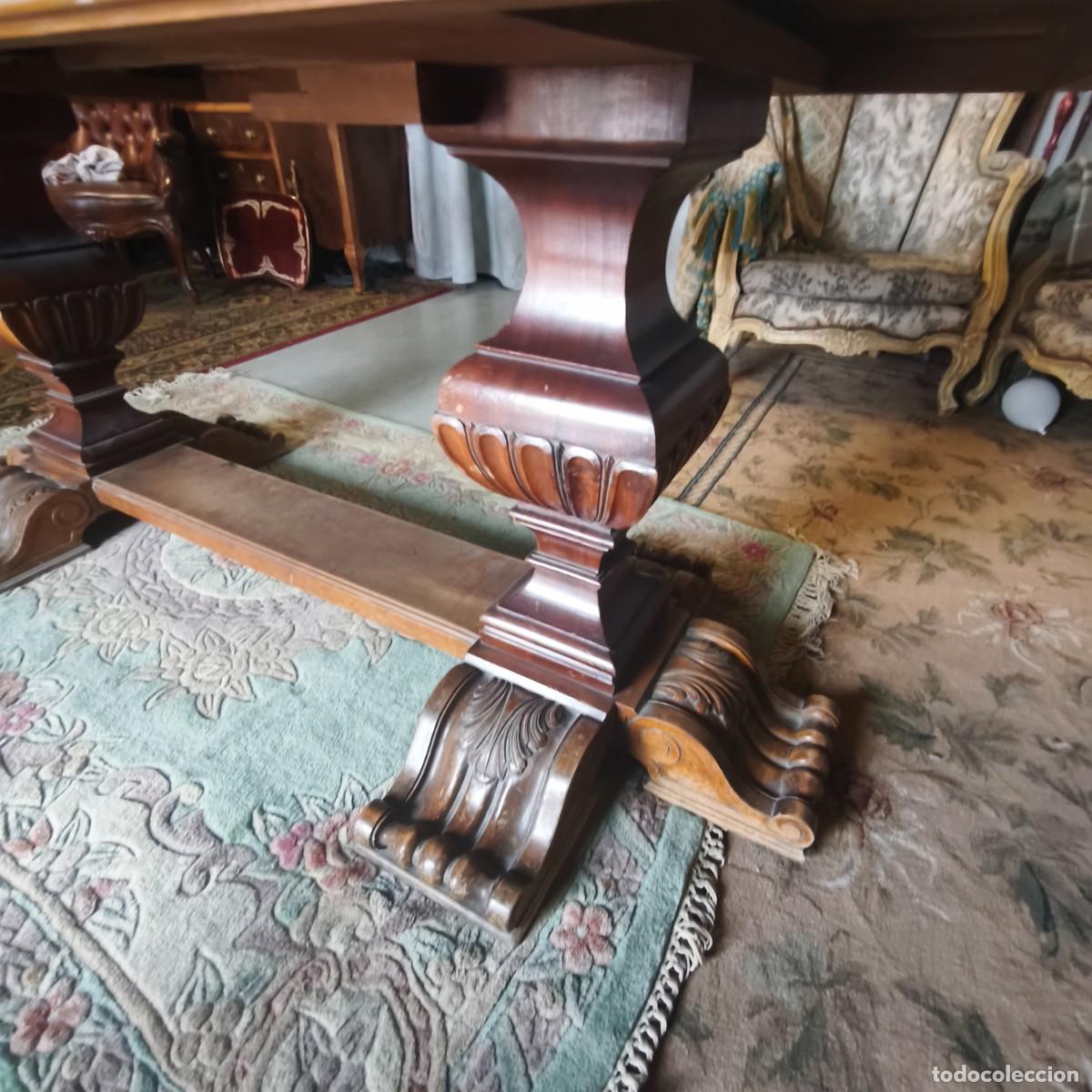 Vintage: MESA DE SAL&Oacute;N EXTENSIBLE. - Foto 5