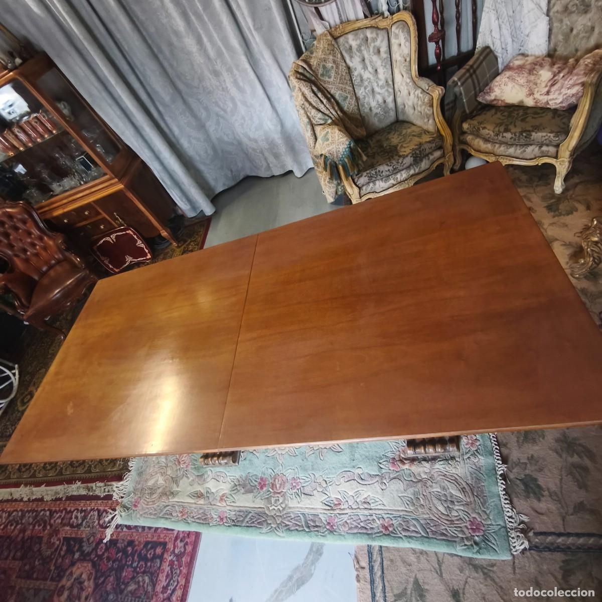 Vintage: MESA DE SAL&Oacute;N EXTENSIBLE. - Foto 6