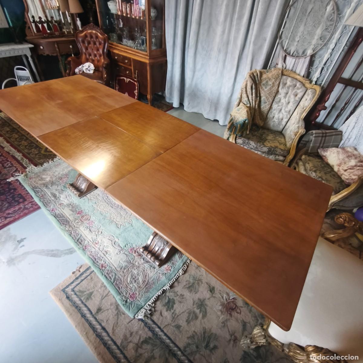 Vintage: MESA DE SAL&Oacute;N EXTENSIBLE. - Foto 7