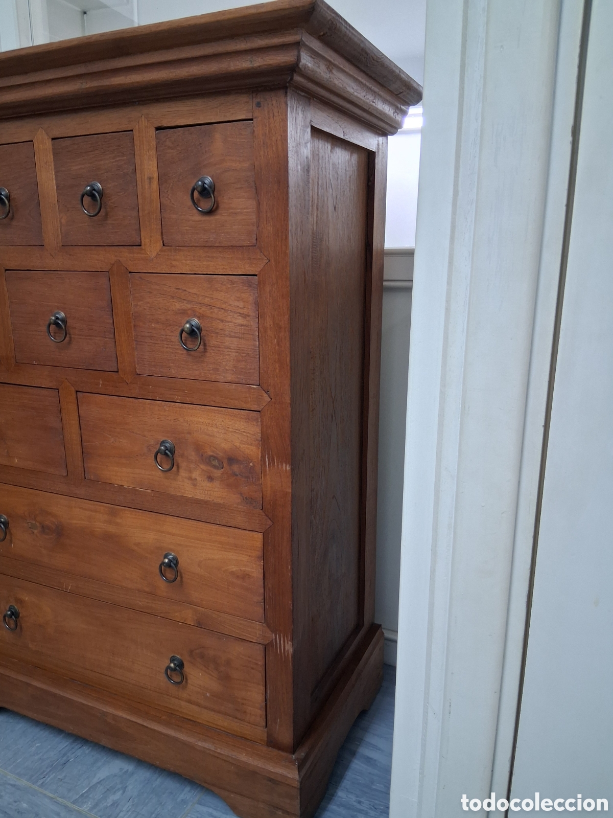 Vintage: Antique Colonial-Mueble con cajones - Foto 2