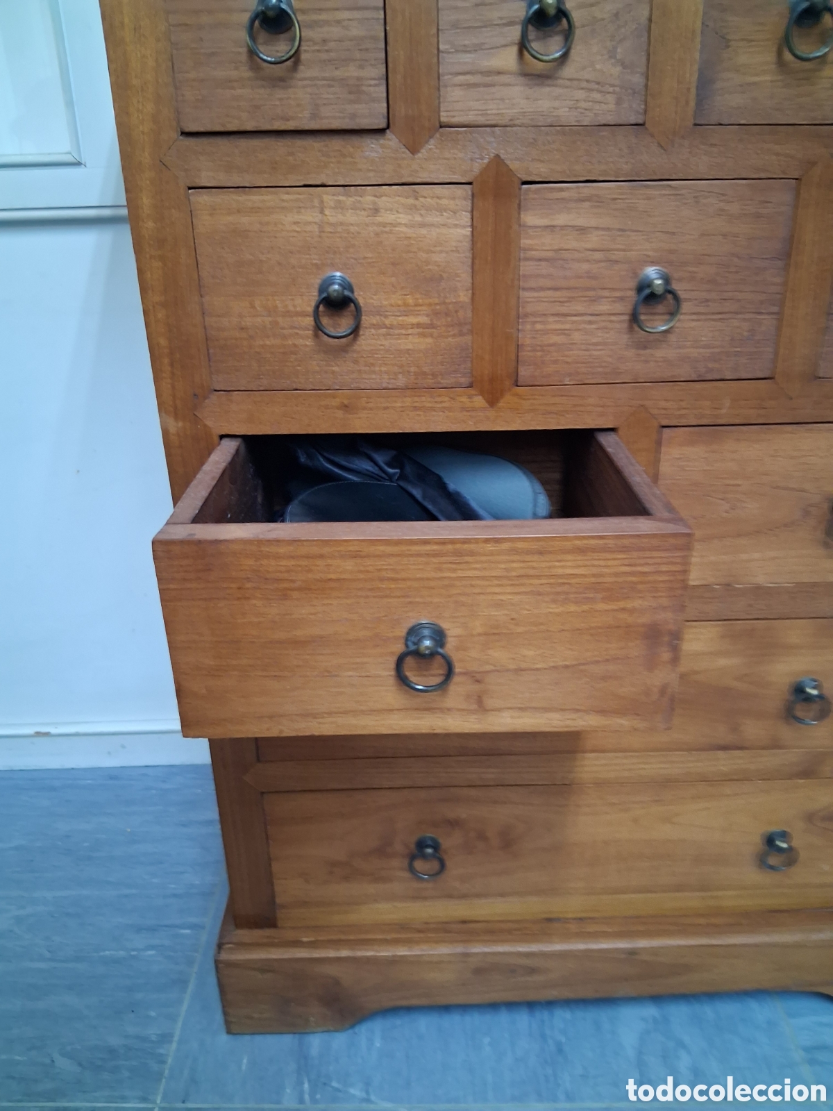 Vintage: Antique Colonial-Mueble con cajones - Foto 4