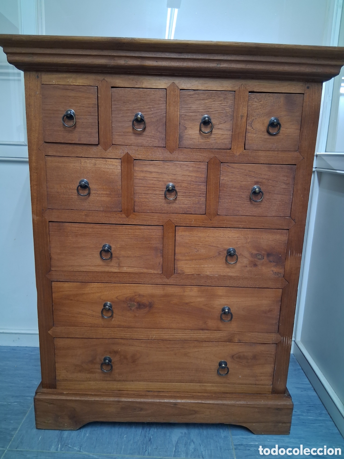 Vintage: Antique Colonial-Mueble con cajones - Foto 1