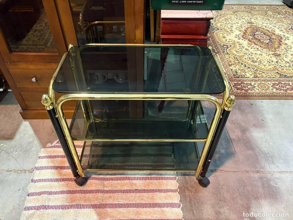 Vintage: MESA AUXILIAR CON RUEDAS - Foto 2