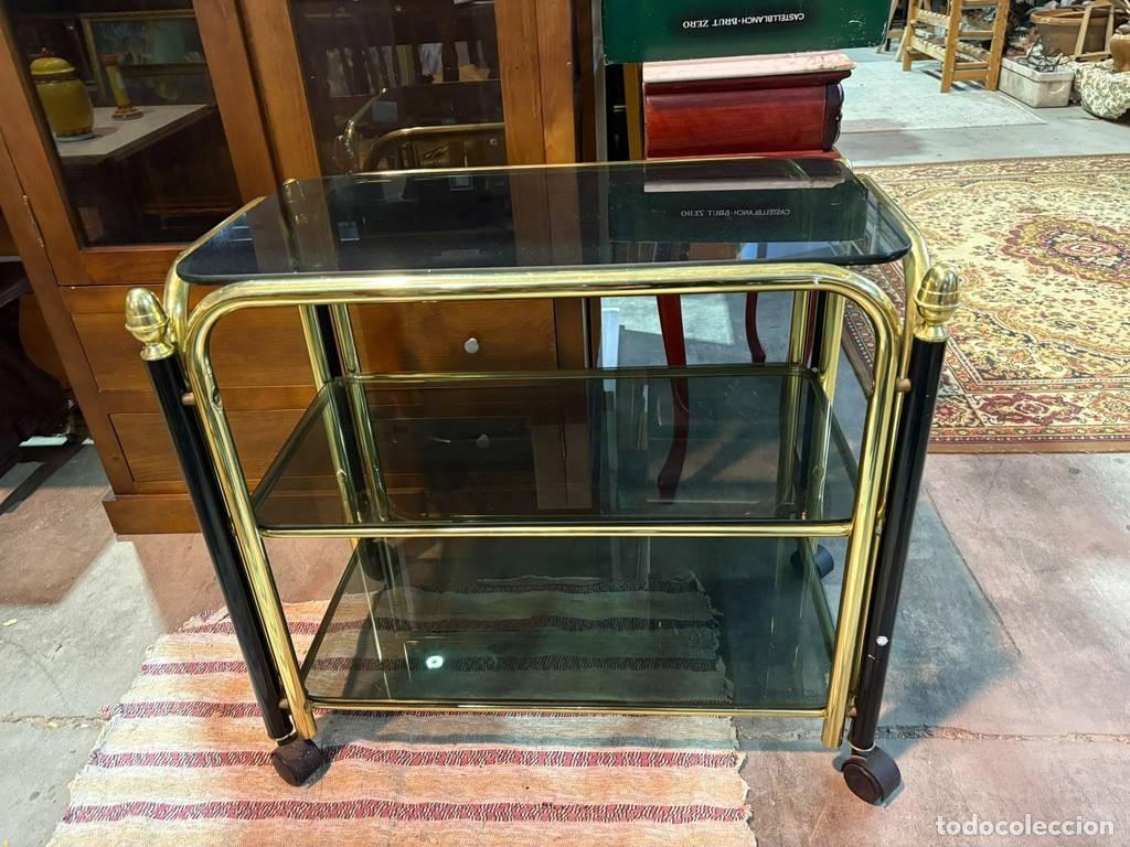 Vintage: MESA AUXILIAR CON RUEDAS - Foto 3