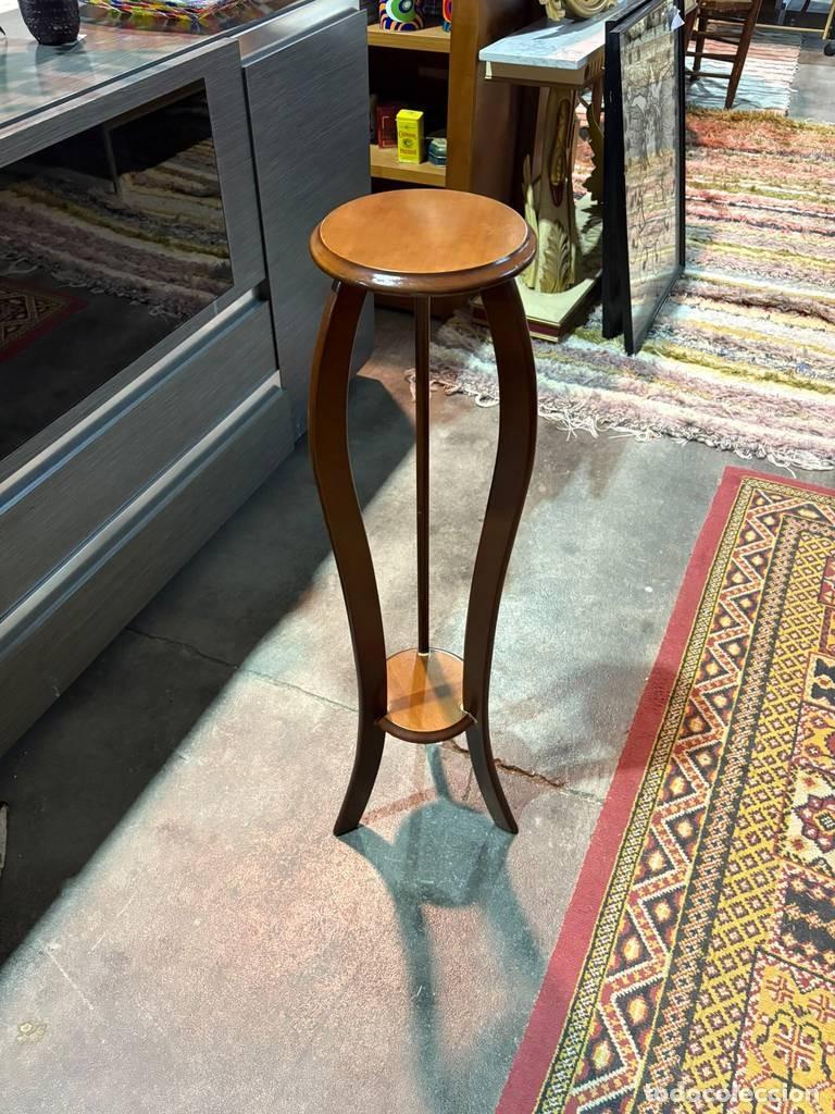 Vintage: PEDESTAL DE MADERA.. - Foto 2