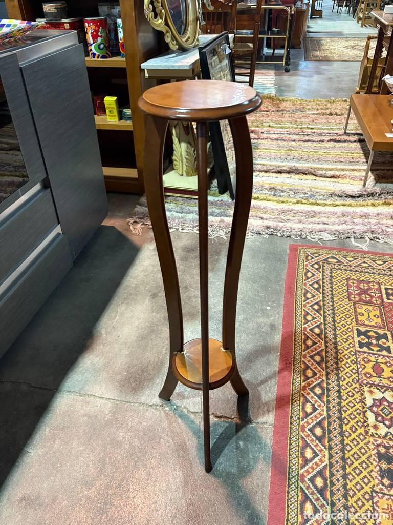 Vintage: PEDESTAL DE MADERA.. - Foto 3