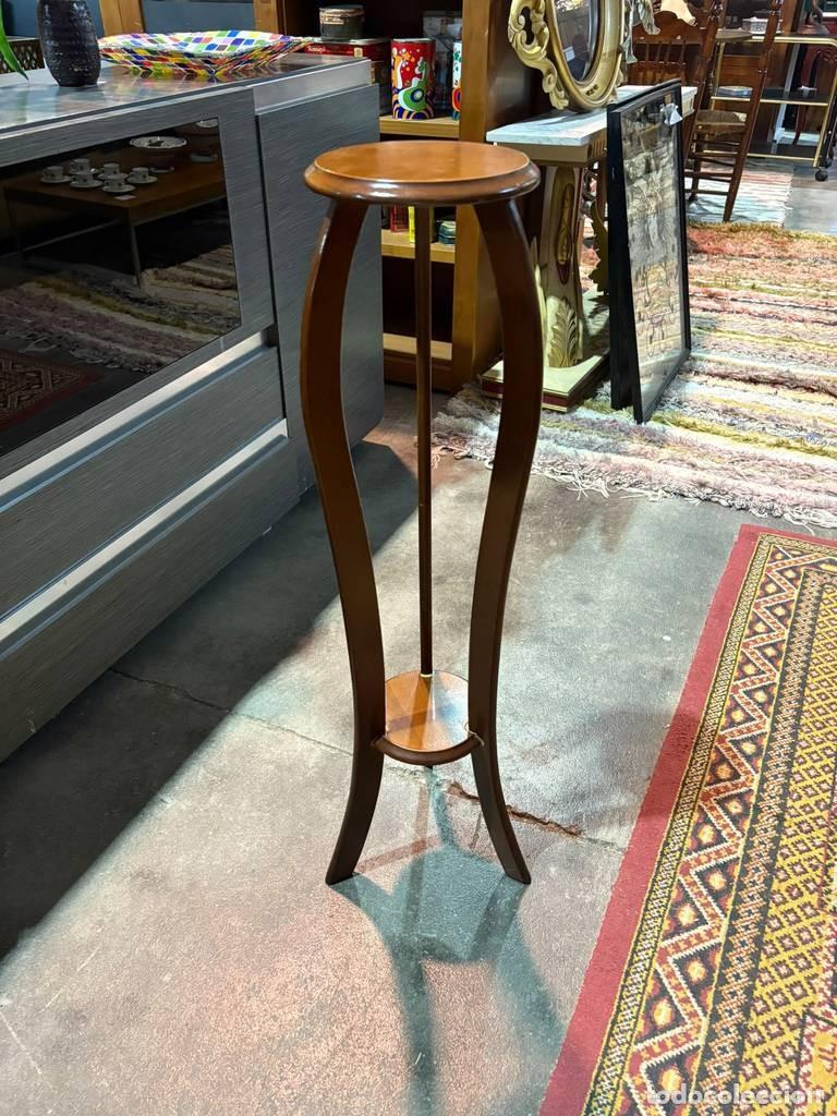 Vintage: PEDESTAL DE MADERA.. - Foto 4