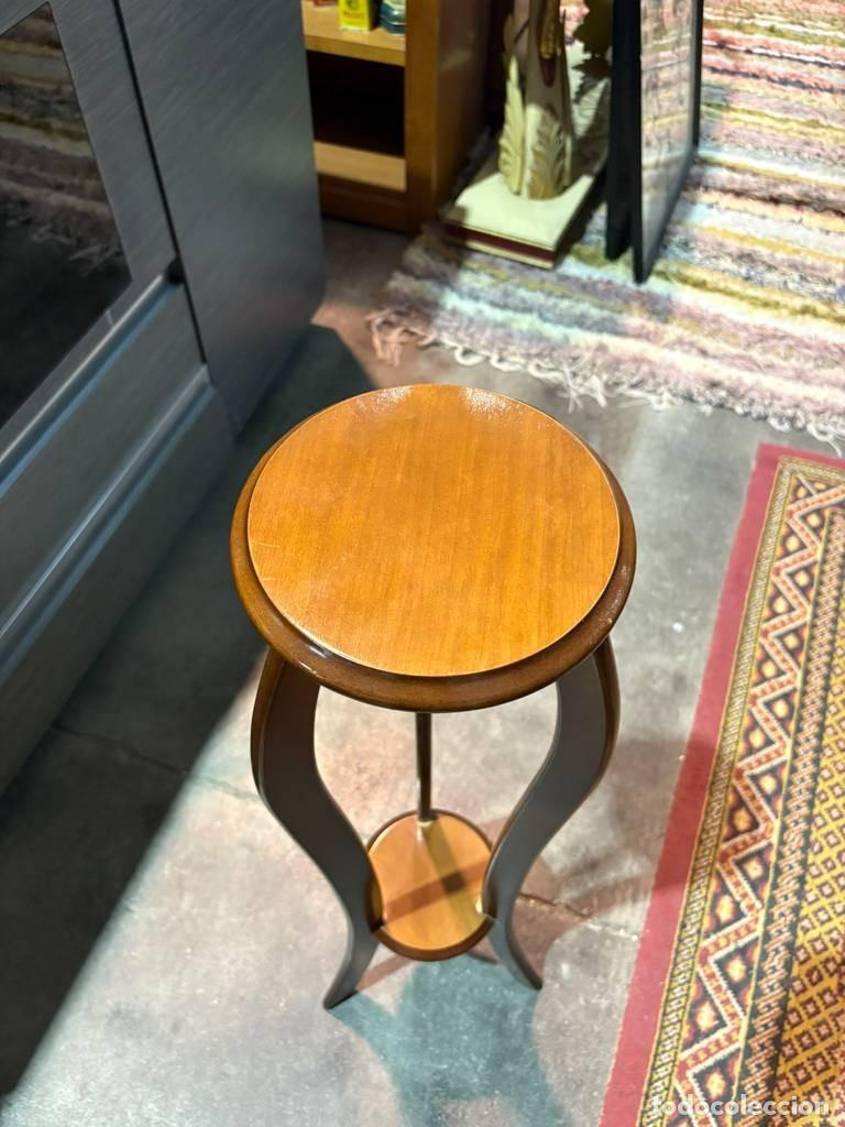 Vintage: PEDESTAL DE MADERA.. - Foto 5