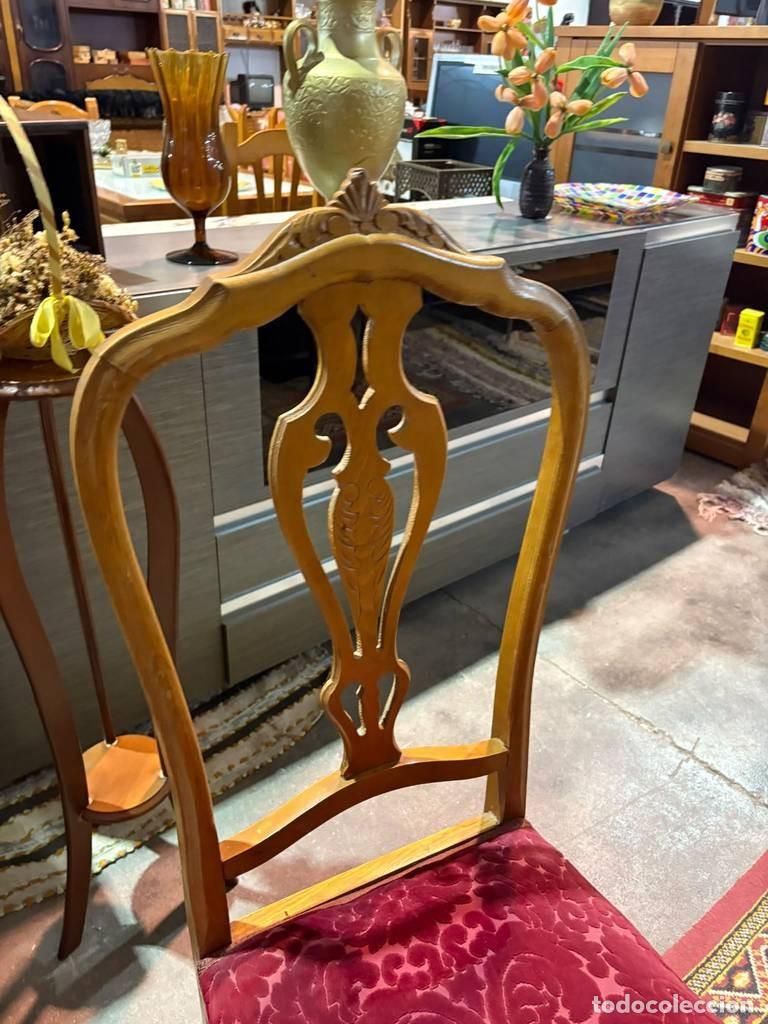 Vintage: MESA CON SILLAS DE SAL&Oacute;N - Foto 6