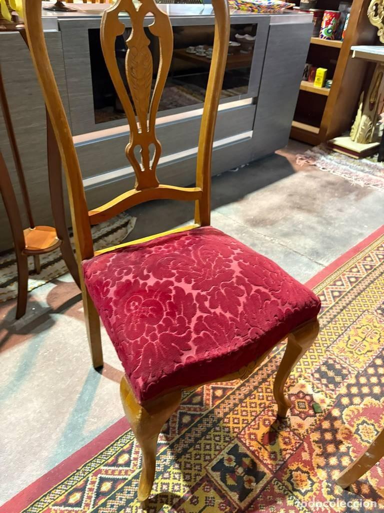 Vintage: MESA CON SILLAS DE SAL&Oacute;N - Foto 8