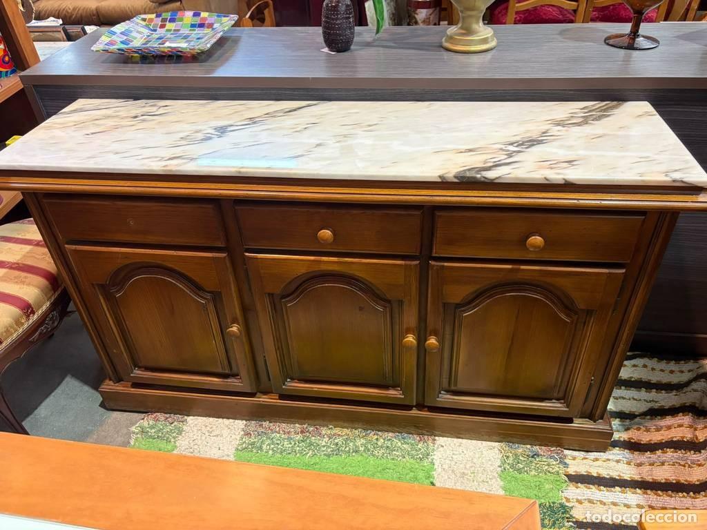 Vintage: MUEBLE PROVENZAL CON M&Aacute;RMOL - Foto 2