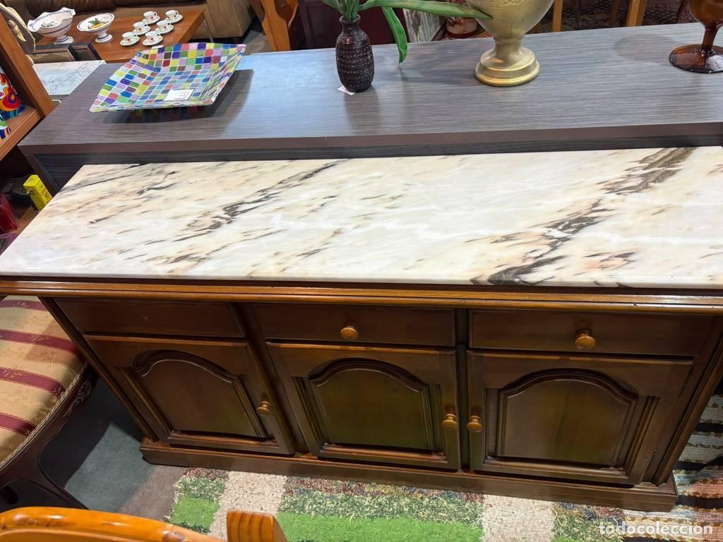 Vintage: MUEBLE PROVENZAL CON M&Aacute;RMOL - Foto 4