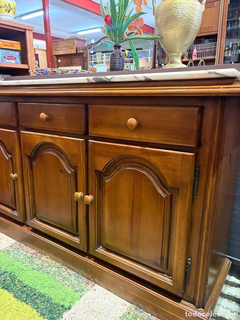 Vintage: MUEBLE PROVENZAL CON M&Aacute;RMOL - Foto 7