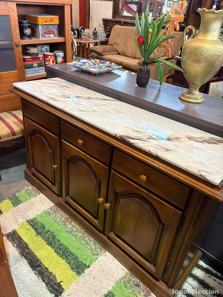 Vintage: MUEBLE PROVENZAL CON M&Aacute;RMOL - Foto 9