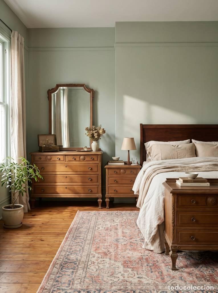 Vintage: CONJUNTO DE DORMITORIO CASTELLANO