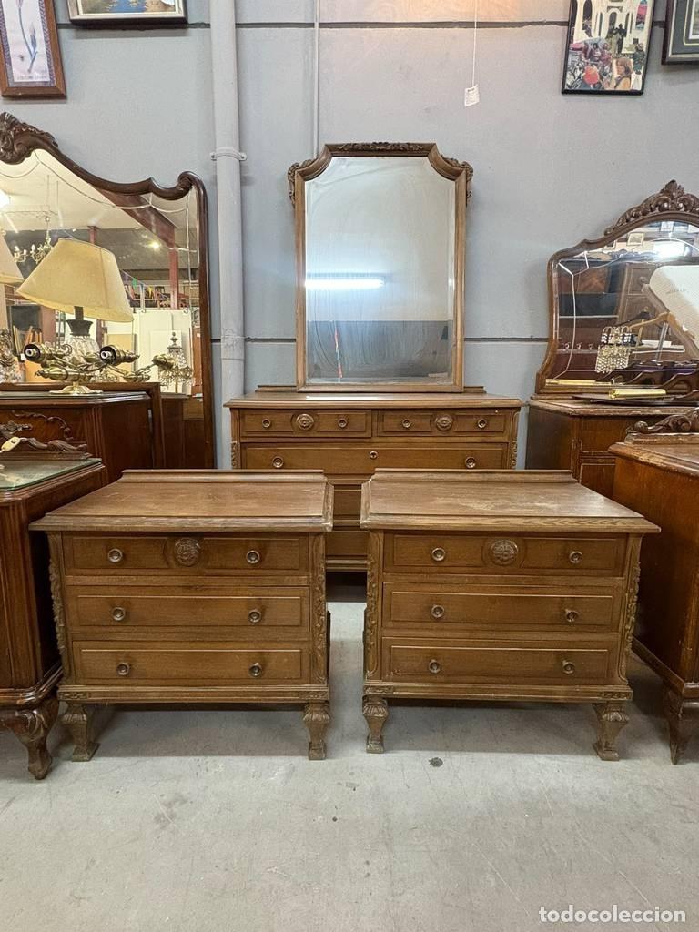 Vintage: CONJUNTO DE DORMITORIO CASTELLANO - Foto 2