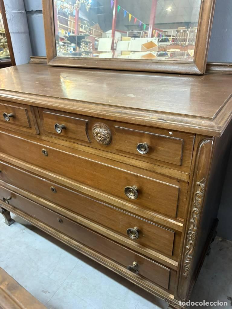 Vintage: CONJUNTO DE DORMITORIO CASTELLANO - Foto 8
