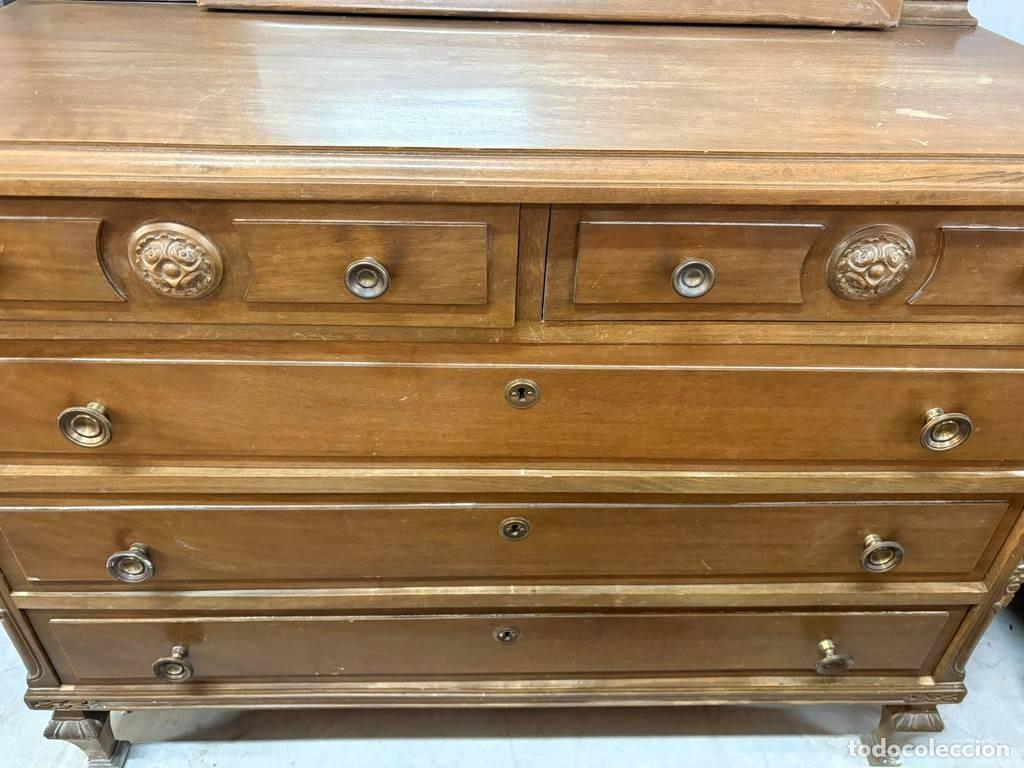Vintage: CONJUNTO DE DORMITORIO CASTELLANO - Foto 9