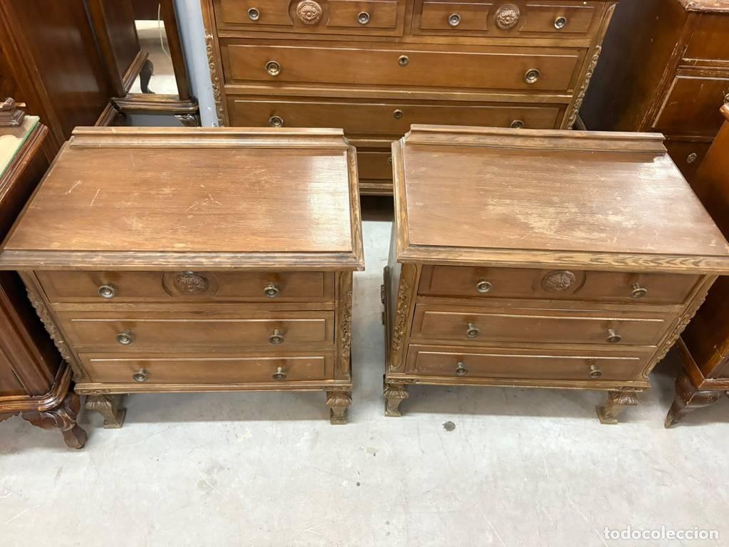 Vintage: CONJUNTO DE DORMITORIO CASTELLANO - Foto 10