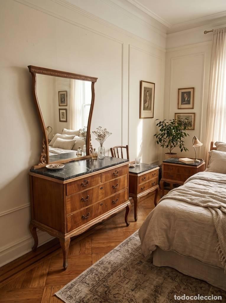 Vintage: CONJUNTO DE DORMITORIO CON M&Aacute;RMOL