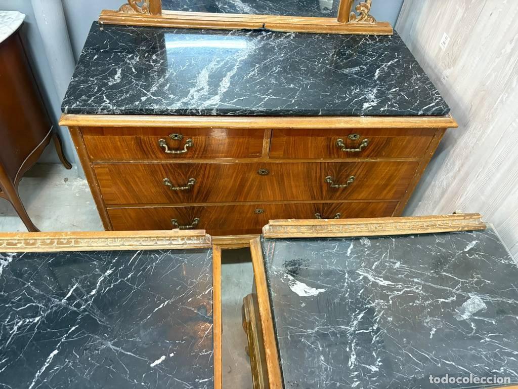 Vintage: CONJUNTO DE DORMITORIO CON M&Aacute;RMOL - Foto 9