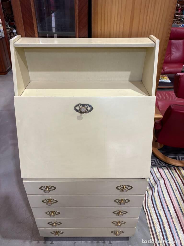 Vintage: MUEBLE SECRETER BLANCO - Foto 2