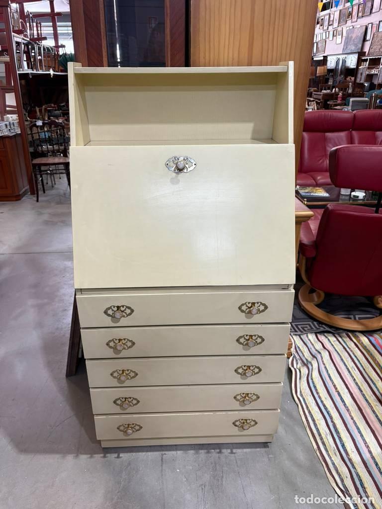 Vintage: MUEBLE SECRETER BLANCO - Foto 4
