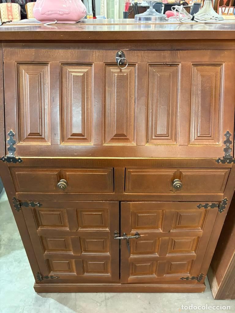 Vintage: MUEBLE SECRETER CASTELLANO - Foto 3