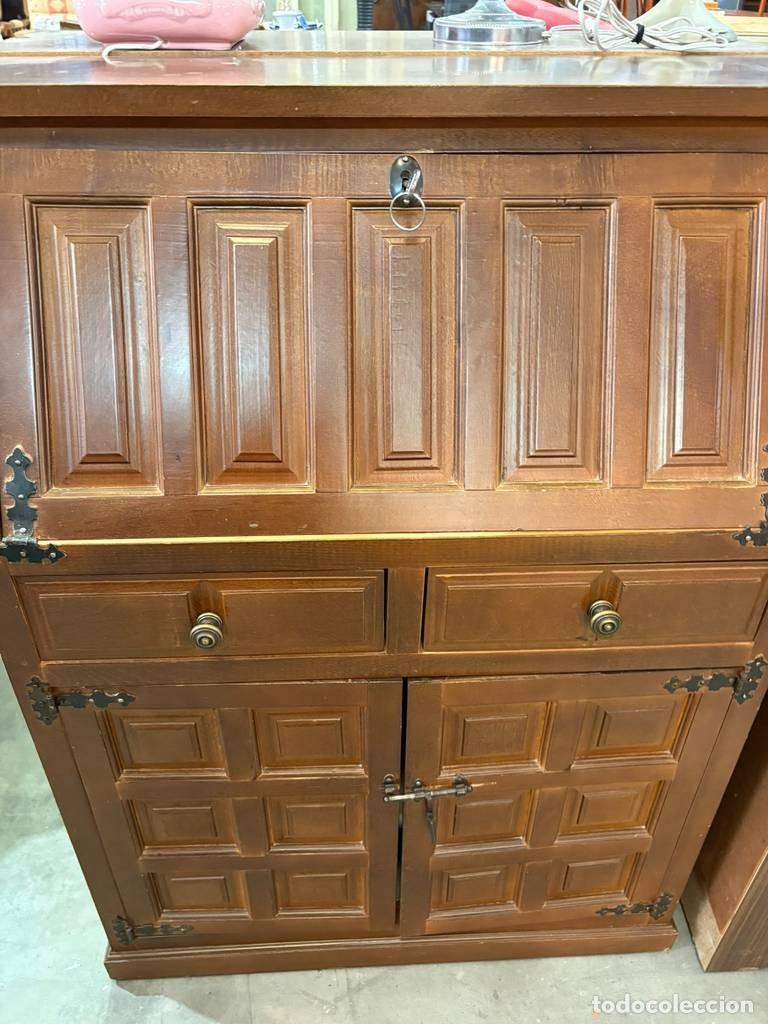 Vintage: MUEBLE SECRETER CASTELLANO - Foto 5