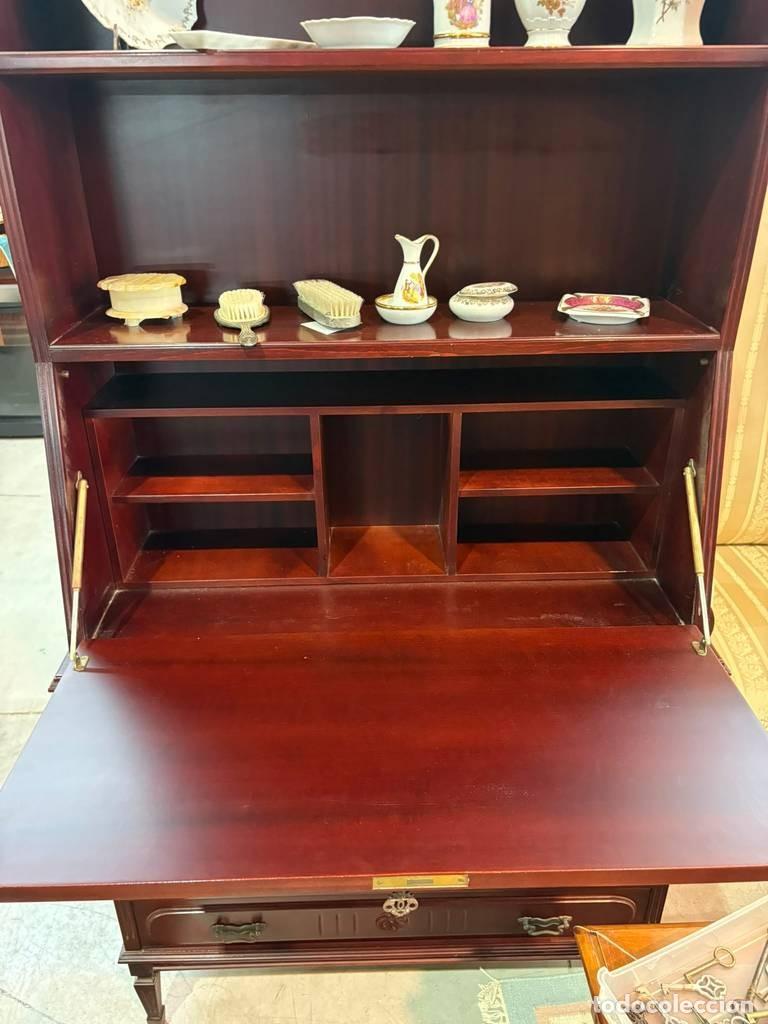 Vintage: MUEBLE SECRETER CON ESTANTER&Iacute;A - Foto 5