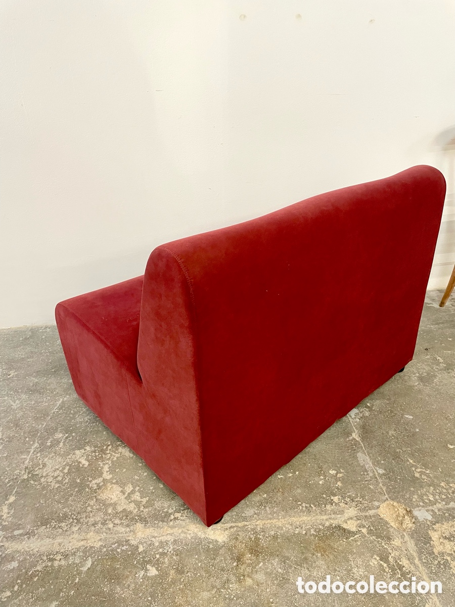 Vintage: Sof&aacute; biplaza rojo lacre - Foto 10