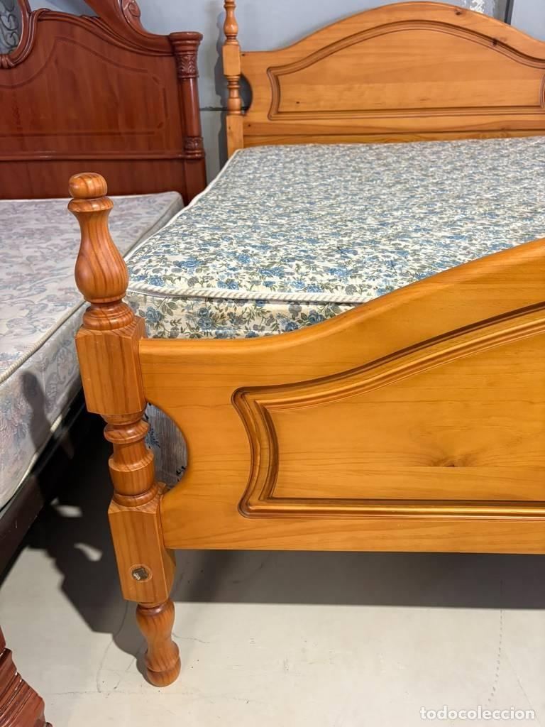 Vintage: ESTURCUTRA DE CAMA PINO - Foto 7