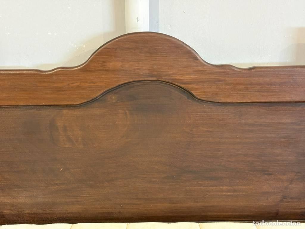 Vintage: ESTRUCTURA CAMA MADERA - Foto 7