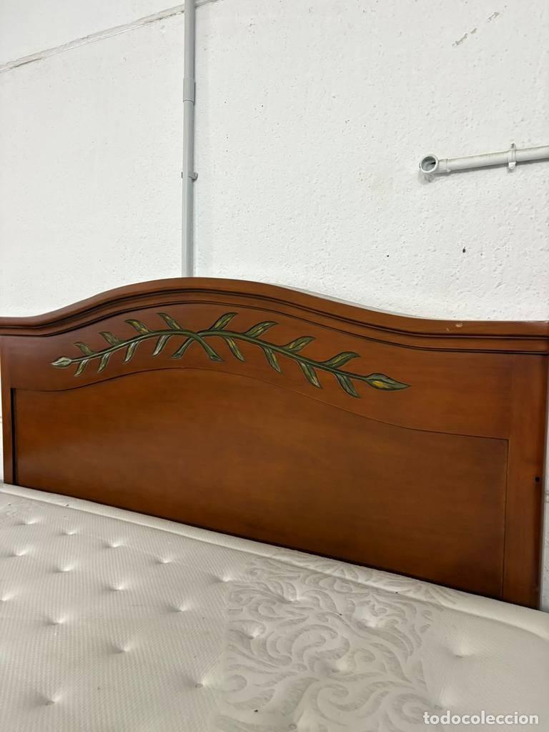 Vintage: CABECERO PROVENZAL DECORADO - Foto 5