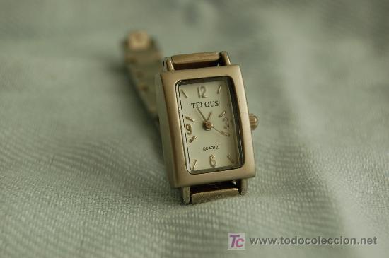 Vintage: RELOJ TELOUS SE&Ntilde;ORA RECTANGULAR - Foto 1