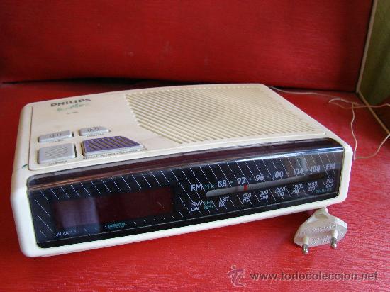 antiguo radio despertador philips - años 70 - Compra venta en