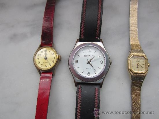 Vintage: tres relojes de pulsera - Foto 1