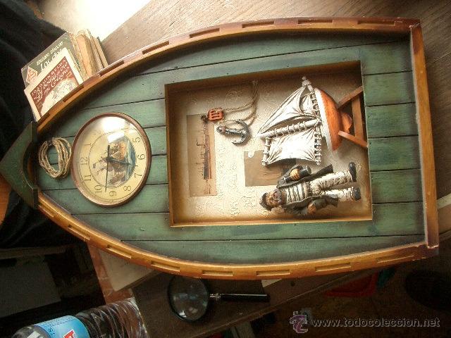 Vintage: Reloj de pared tema marinero - Foto 1