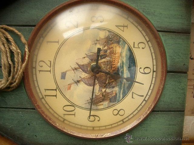 Vintage: Reloj de pared tema marinero - Foto 2