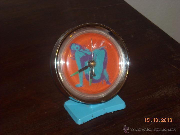 Vintage: Reloj despertador con chica Pin up - Foto 5 - 39493004