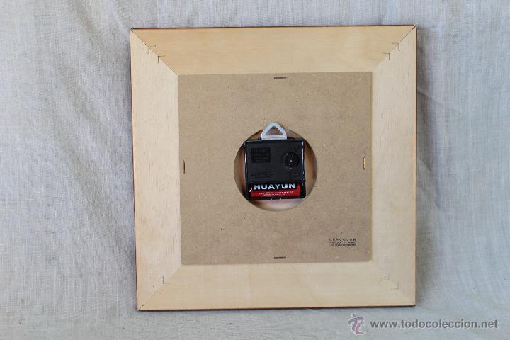 Vintage: reloj de pared quartz con esmaltes - Foto 4