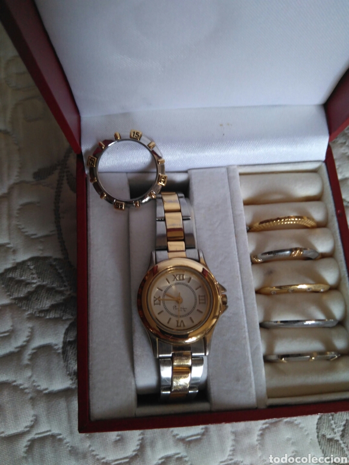 Vintage: Reloj metalizado - Foto 3