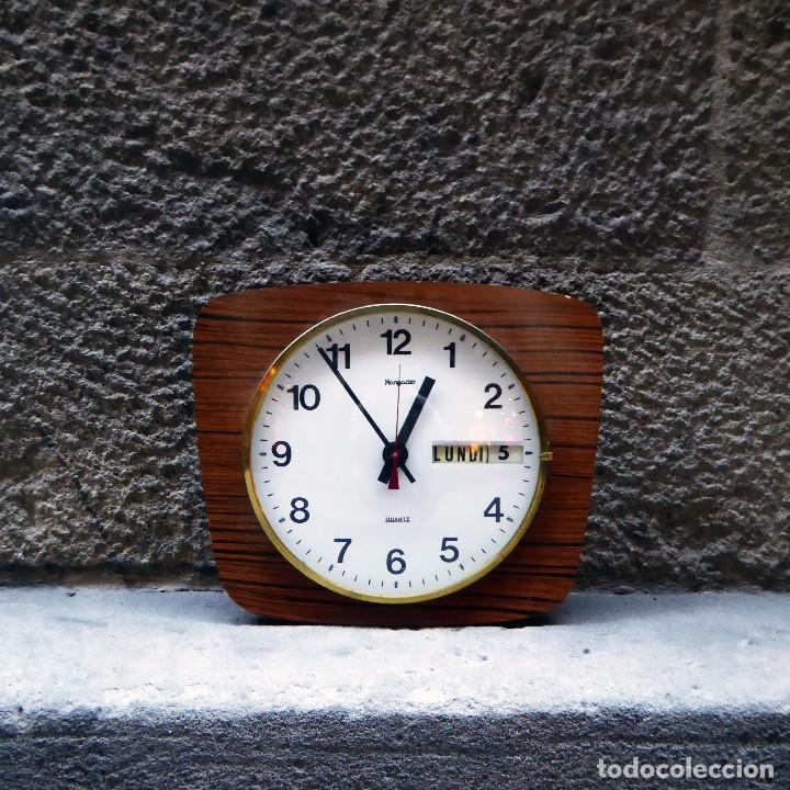 Vintage: Reloj de pared Franc&eacute;s, 60s - Foto 4