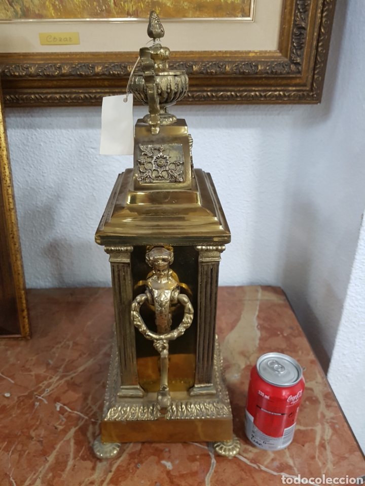 Vintage: Reloj de bronce con soneria a pilas - Foto 2