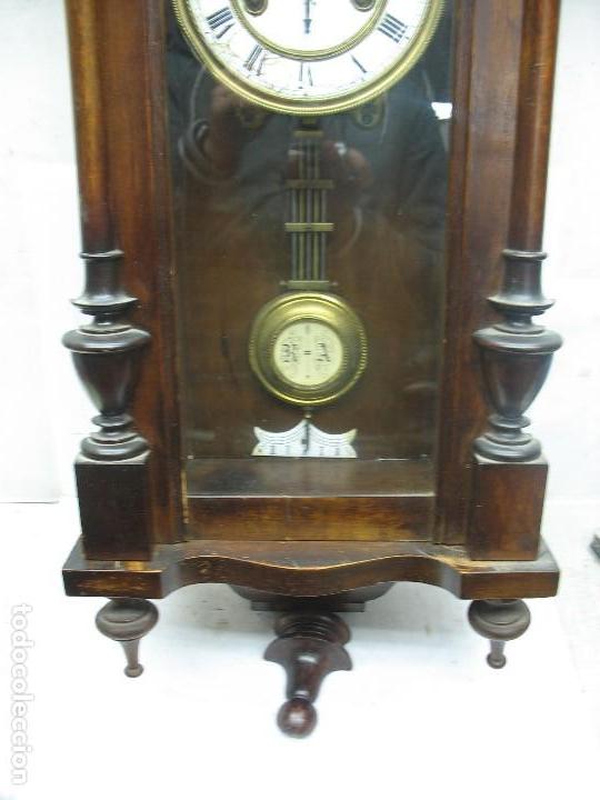 Vintage: Espectacular reloj de cuerda de madera decorativo - Foto 2 - 116434607