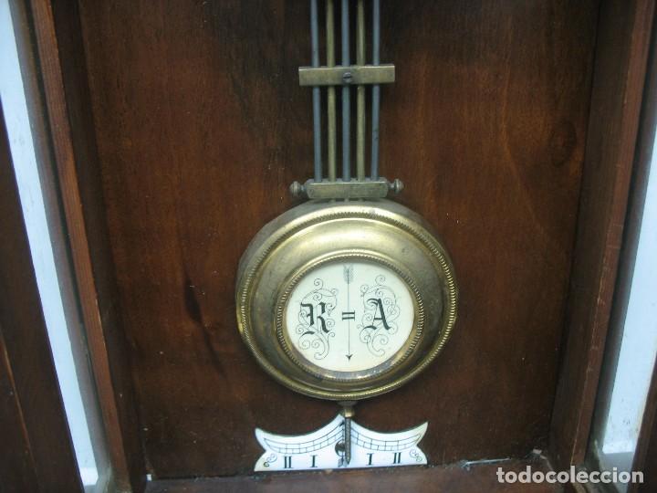 Vintage: Espectacular reloj de cuerda de madera decorativo - Foto 6 - 116434607